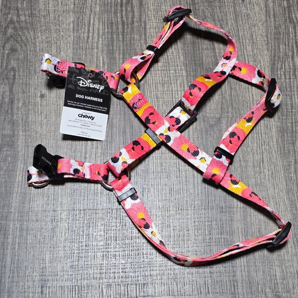 Disney Minnie Mouse Floral Harness(M) Brand New With Tags - Picture 4 of 4